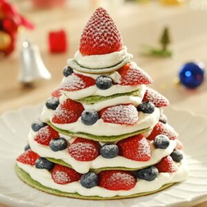 🎄🎄The Easiest Christmas Tree Cake｜Merry Christmas！【NO BAKE Recipe】