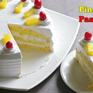 Pineapple Pastry | పైన్ఆపిల్ కేక్ | కూల్ కేక్ | Birthday Cake | Pineapple Cake Recipe