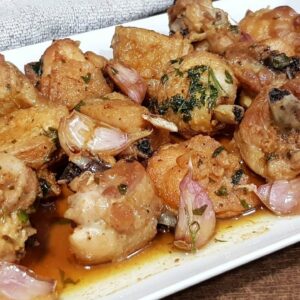 Pollo al ajillo,la receta mas fácil y con mas sabor del mundo