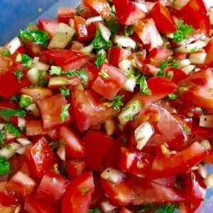 Tomato Salad with Balsamic Vinegar : Healthy Recipe