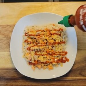 Salmon Rice TikTok | Quick Meal | CookedbyCass