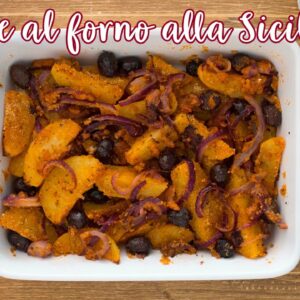Patate Al Forno Alla Siciliana – Ricetta Facile Contorno Gustoso di Patate – 55Winston55 #SHORTS