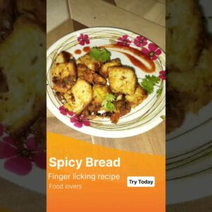 Spicy Bread Recipe | Finger licking | NehuTheKitchen #shorts #nehuthekitchen #foodlover