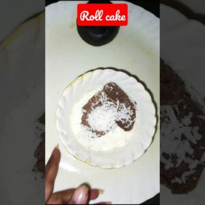 Ghar per banaye bacchon ke liye roll cake  roll#viral  cake# recipe#