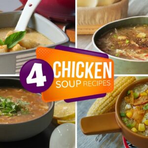 4 Chicken Soup Recipes By Food Fusion