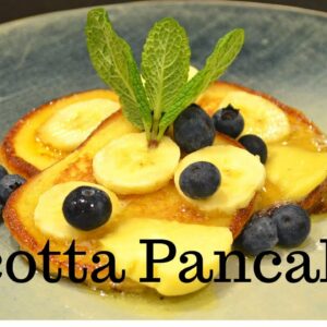 Ricotta Pancakes With Maple Butter Recipe | Easy