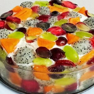 How To Make Fruit Jelly Cake | Fruit Jelly Cake Recipe | Jelly Fruit Cake
