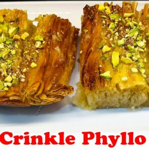 Easy Crinkle Phyllo Cake Recipe