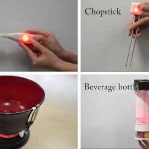 Taste+ Utensils (Electric food ingredients) – spoon, chopsticks, soup bowl, and beverage bottle)