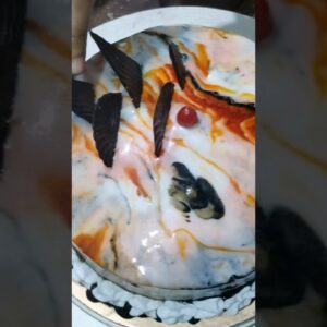 marble effect cake# only 2 ingredients। mirror glaze cake।  special cake#shorts
