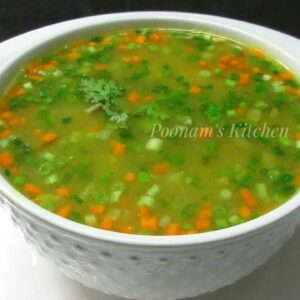 Vegetable Clear Soup Recipe – Simple Easy & Healthy Vegetable Clear Soup -How to make Veg Clear Soup