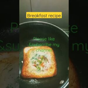 Easy breakfast recipe|bread omlete recipe|egg bread toast|egg sandwich#shorts#youtubeshorts#eggrecip