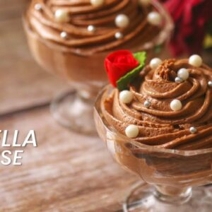 Nutella Mousse | 2 Ingredient Mousse Recipe | Quick and Easy Dessert Recipe
