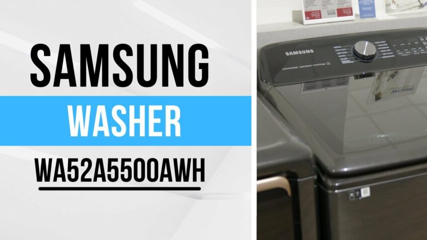 Samsung Top Load Washer WA52A5500AWH