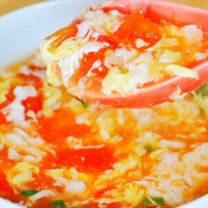 🍅🥚 The Best Tomato Egg Drop Soup Recipe! 🥚🍅 CiCi Li – Asian Home Cooking Recipes