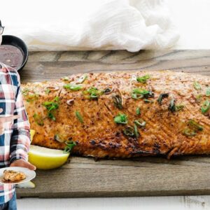 Weeknight Salmon Recipe with Red Wine Soy Sauce