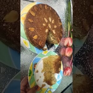 Backery Style Almond Cake Recipe Without Oven @Cooking