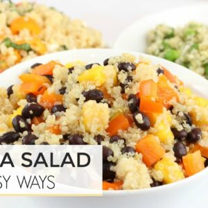 3 Easy Healthy Quinoa Salad Recipes | Just 5 Ingredients