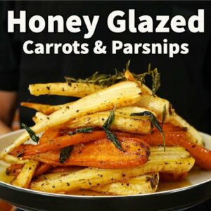 Honey Glazed Roasted Carrots & Parsnips | The Perfect Side For Christmas Dinner!