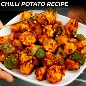 Chilli Potato Recipe – CookingShooking Crunchy Crispy Spicy Chilly Aloo