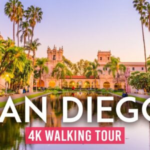 San Diego, California 4K Walking Tour – Captions & Immersive Sound [4K Ultra HD/60fps]