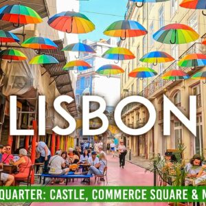 Lisbon Old Quarter 4K Walking Tour – Captions & Immersive Sound [4K Ultra HD/60fps]