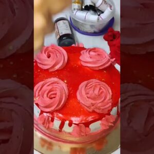 how to make Black forest cake recipe by humna kitchen #shorts #viral #trending #cake #youtubeshorts