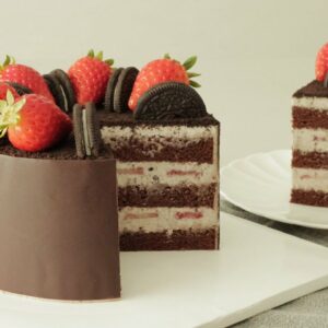 딸기 오레오 초콜릿 케이크 만들기 : Strawberry Oreo Chocolate Cake Recipe | Cooking tree
