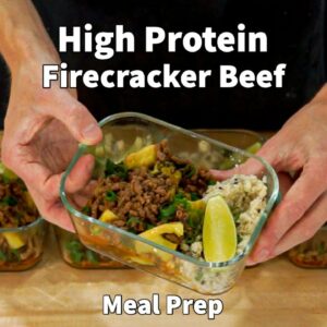 Firecracker Beef & Broccoli | High Protein Low Carb Meal Prep