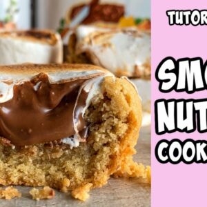 S’mores Nutella Cookie Cup! Recipe tutorial #Shorts