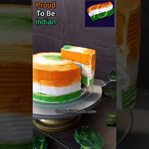 #shorts Republic Day 2023 | Indian Flag Cake or Tri Color Cake : Themed Cake Recipe #republicday