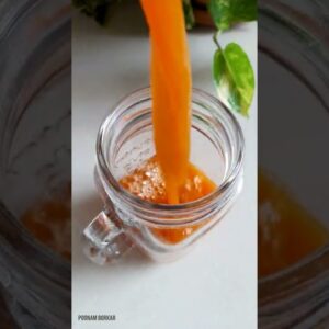 Carrot, cucumber and orange juice | Refreshing morning juice recipe #juicing #shorts