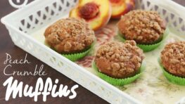 Peach Crumble Muffins Recipe
