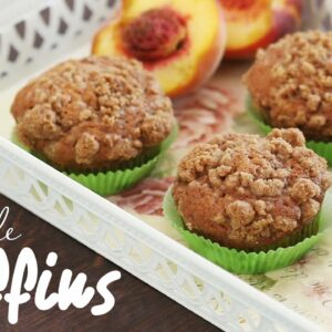 Peach Crumble Muffins Recipe