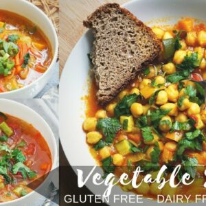 3 Healthy Vegetable Soup Recipes From Scratch (Gluten Free, Dairy Free, Easy, Hearty Soup Recipes)