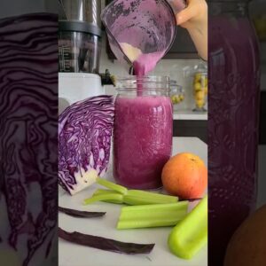 Cabbage Juice Recipe | Acid Reflux, Ulcer #juicing #healing #vegan
