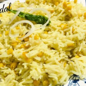 Chana dal pulao recipe | simple and basic ingredients se banaye lajawb recipe#chanadalpulao#viral