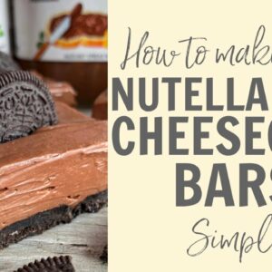 How to make 5-ingredient Oreo Cheesecake Bars! Recipe #Shorts