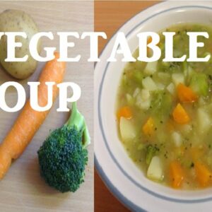 How to make Quick Healthy and Easy Homemade Chunky Vegetable Soup