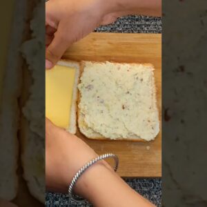 #Bread Different Recipe#Creamy Potato Cheese Sandwich#Shorts
