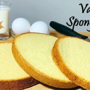 Vanilla Sponge Cake | Sponge Cake Base Recipe | Simple Vanilla Cake | The Perfect Sponge Cake Recipe