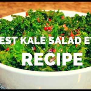 Raw Kale Salad Recipe – Best Kale Salad Ever