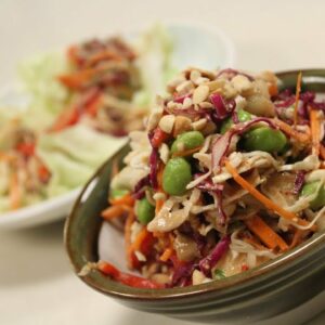 Thai Crunchy Salad with Peanut Dressing | Thai Recipes | Sanjeev Kapoor Khazana