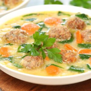 Italian Wedding Soup | Make Ahead + Freezer Meal Recipe