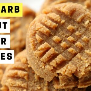 3 Ingredient Peanut Butter Cookies Recipe | LOW CARB and Great For KETO