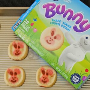 How to Make Pillsbury Bunny Shape Sugar Cookie Dough