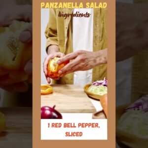 Crispy Panzanella Salad Recipe || #Shorts