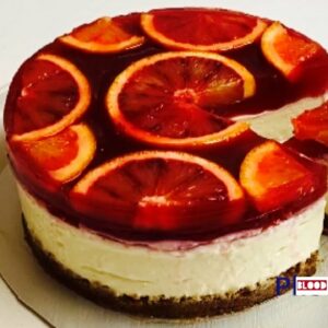 Blood orange cheese cake recipe by famous kitchen studio