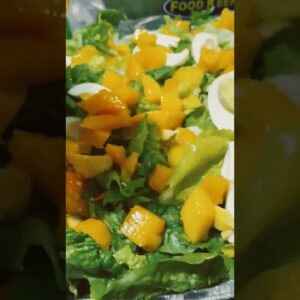 #MANGO KANI SALAD♥ #shortsvideo #youtubeshorts #vegetablesaladrecipe #food #saladrecipe