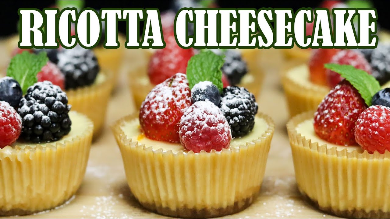 Mini Ricotta Cheesecake Recipes by Lounging with Lenny